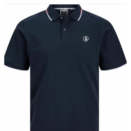 Polo à manches courtes homme Jack & Jones JCOHASS LOGO 12252395 Blue marine