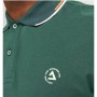 Polo à manches courtes homme Jack & Jones JCOHASS LOGO 12252395 Vert