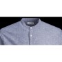 Camisa de Manga Larga Hombre Jack & Jones JJELINEN BLEND BAND 12248581 Azul