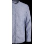 Camisa de Manga Larga Hombre Jack & Jones JJELINEN BLEND BAND 12248581 Azul