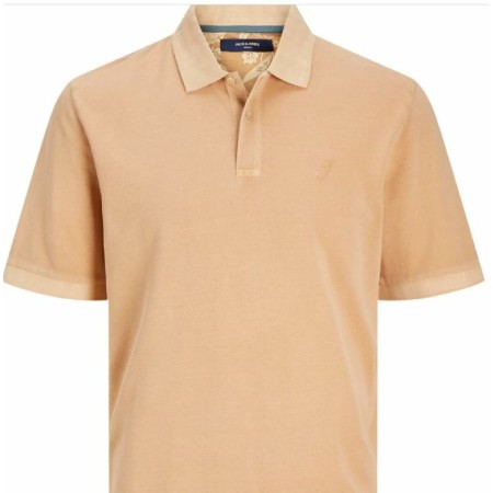 Polo de Manga Corta Hombre Jack & Jones JPRBLUWILLIAM 12257315 Beige