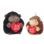 Jouet Peluche Creaciones Llopis Gorille Coeur 22 cm