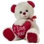 Jouet Peluche Creaciones Llopis I love you Ours Coeur 28 cm