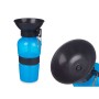 Bouteille Abreuvoir pour Chiens Bleu Noir Métal Plastique 500 ml