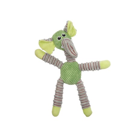 Jouet pour chien Vert Gris Eléphant 32 x 40 x 18 cm Jouet Peluche avec son