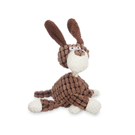 Jouet pour chien Marron Chien 26 x 8 x 21 cm Jouet Peluche avec son