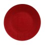 Assiette plate Rouge verre Ø 32 cm (12 Unités)