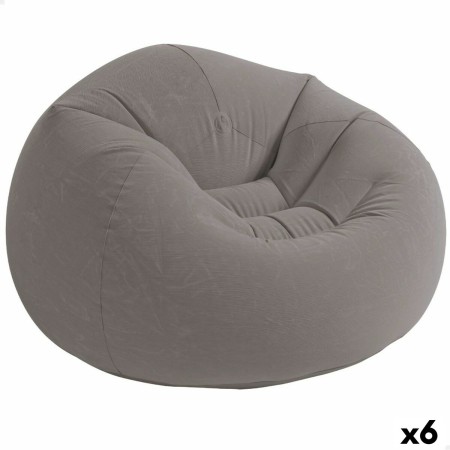 Sillón Hinchable Intex Gris 107 x 69 x 104 cm (6 Unidades)