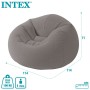 Fauteuil gonflable Intex Gris 107 x 69 x 104 cm (6 Unités)