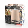 Bouilloire Adler AD 1295 Beige Acier inoxydable 2200 W 1850 W 1,7 L