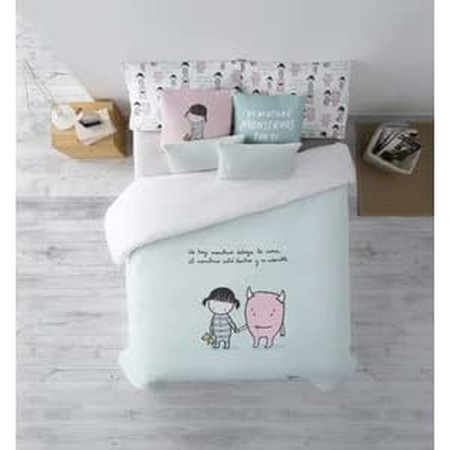 Housse de Couette Kids&Cotton Monstruo Multicouleur 260 x 240 cm