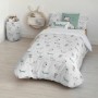 Housse de Couette Kids&Cotton Huali Small Bleu Blanc 180 x 240 cm