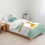 Housse de Couette Kids&Cotton Jeddah Big Blanc Menthe 180 x 240 cm