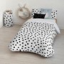 Housse de Couette Kids&Cotton Kibo Blanc Noir 180 x 240 cm