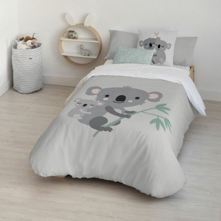 Housse de Couette Kids&Cotton Kuno Gris 180 x 240 cm