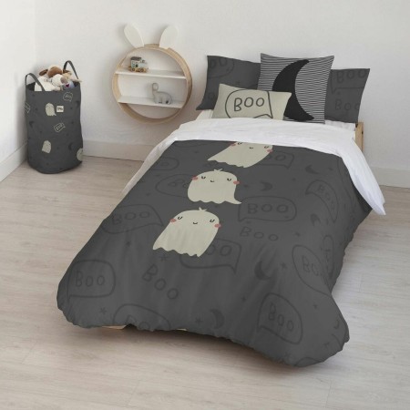 Housse de Couette Kids&Cotton Lorin Big Noir 180 x 240 cm