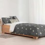 Housse de Couette Kids&Cotton Lorin Small Noir 180 x 240 cm