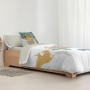 Housse de Couette Kids&Cotton Maui BIg Blanc 180 x 240 cm