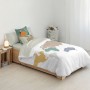 Housse de Couette Kids&Cotton Maui BIg Blanc 180 x 240 cm