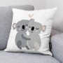 Housse de coussin Kids&Cotton Kuno A Blanc 50 x 50 cm