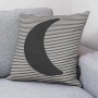 Housse de coussin Kids&Cotton Lorin A Noir 50 x 50 cm