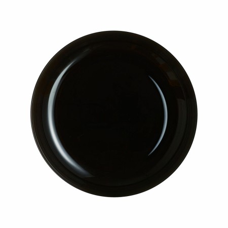 Assiette plate Luminarc Friends Time Noir verre (Ø 21 cm)