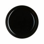 Assiette plate Luminarc Friends Time Noir verre (Ø 25 cm)