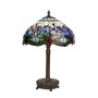 Lampe de bureau Viro Belle Epoque Bleu Blue Zinc 60 W 40 x 62 x 40 cm