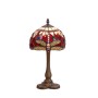 Lampe de bureau Viro Belle Rouge Bordeaux Zinc 60 W 20 x 37 x 20 cm