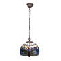 Suspension Viro Belle Epoque Bleu Fer 60 W 20 x 125 x 20 cm