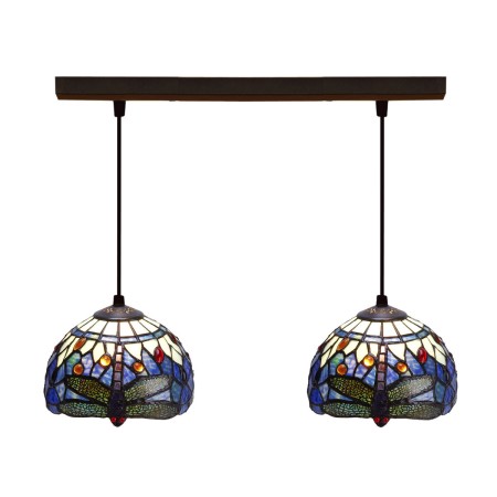 Suspension Viro Bleu Fer 60 W 50 x 20 x 20 cm