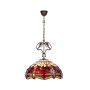 Suspension Viro Belle Rouge Bordeaux Fer 60 W 40 x 130 x 40 cm