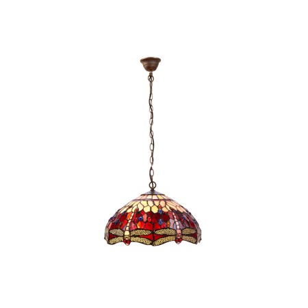 Suspension Viro Belle Rouge Bordeaux Fer 60 W 40 x 125 x 40 cm