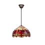 Suspension Viro Rouge Fer 60 W 30 x 30 x 30 cm