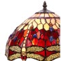 Lampe de bureau Viro Belle Rouge Bordeaux Zinc 60 W 30 x 50 x 30 cm