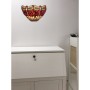 Applique Murale Viro Belle Rouge Bordeaux Fer 60 W 30 x 19 x 14 cm