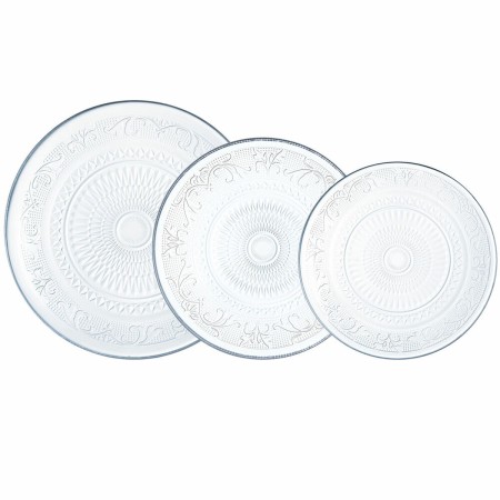 Assietes Luminarc Sixtine Transparent verre (18 Pièces)