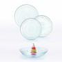 Assietes Luminarc Sixtine Transparent verre (18 Pièces)