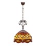 Suspension Viro Ambre Zinc 60 W 30 x 30 x 30 cm