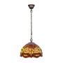 Suspension Viro Belle Amber Ambre Fer 60 W 30 x 125 x 30 cm