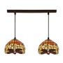 Suspension Viro Ambre Fer 60 W 50 x 20 x 20 cm