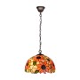 Suspension Viro Diamond Ambre Fer 60 W 30 x 125 x 30 cm