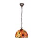 Suspension Viro Diamond Ambre Fer 60 W 20 x 125 x 20 cm