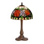 Lampe de bureau Viro Rosy Rouge Vert Orange Zinc 60 W 20 x 37 x 20 cm