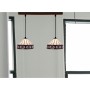 Suspension Viro Blanc Fer 60 W 50 x 20 x 20 cm