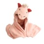 Serviette de toilette Crochetts Rose 126 x 2 x 110 cm Licorne