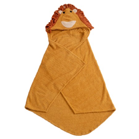 Serviette de toilette Crochetts Marron 126 x 2 x 100 cm Lion