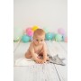 Doudou Crochetts Doudou Bleu Canard 39 x 1 x 32 cm