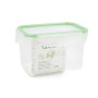 Boîte à lunch hermétique Quid Greenery 1,8 L Transparent Plastique (Pack 4x)