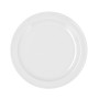 Assiette plate Bidasoa Glacial Céramique Blanc (Ø 26 cm) (Pack 4x)